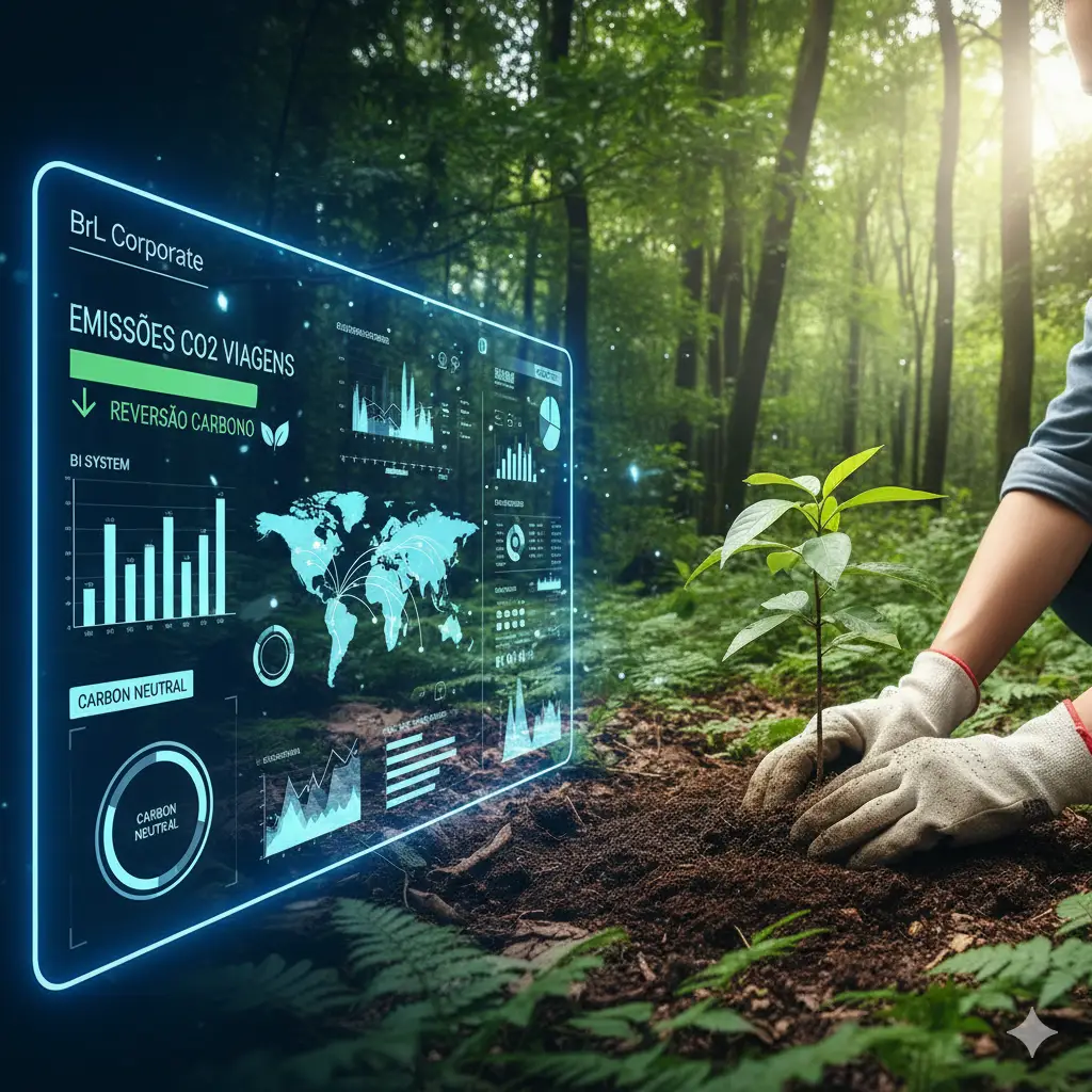 Sustentabilidade em Alta: Como o ESG e o Plantio de Árvores Redefinem Viagens Corporativas com a Inovação da BrL Corporate 1 ESG Plantio de Arvores