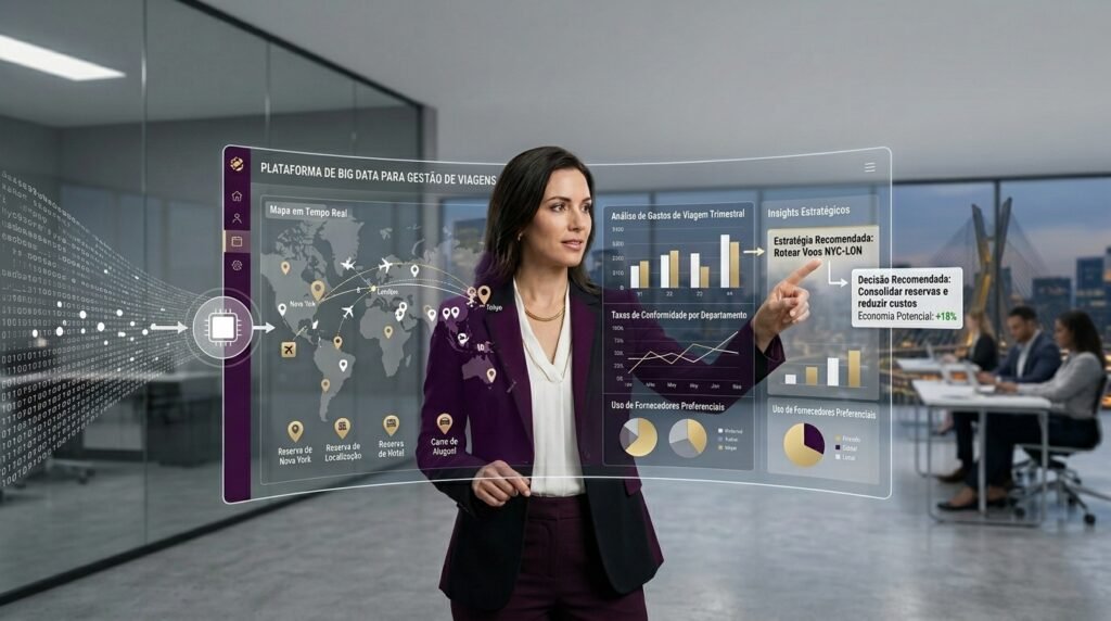 Gestão big data para viagens corporativas
